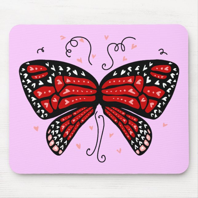 Heart Wings Mousepad (Vorne)