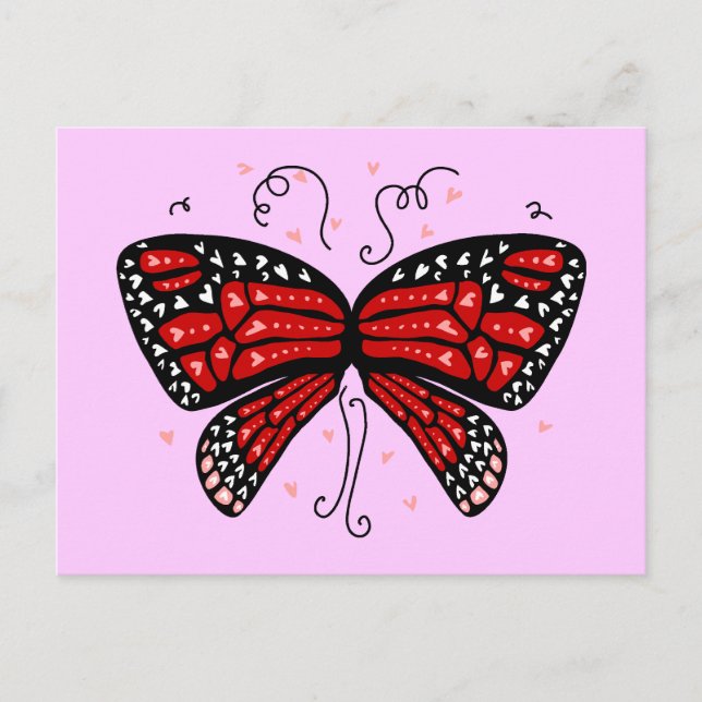 Heart Wings Postkarte (Vorderseite)