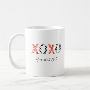 Heart XOXO Valentinstag Tasse