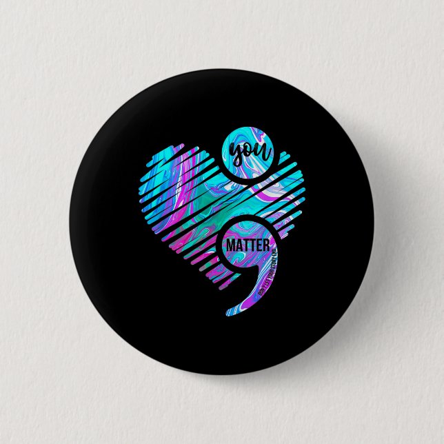 Heart you problem Lass nicht Story End Suicide Pre Button (Vorderseite)