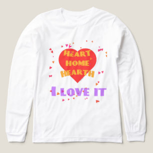 Heart Zuhause Hearth Liebe It Women's Fun Gift Tri-Blend Shirt