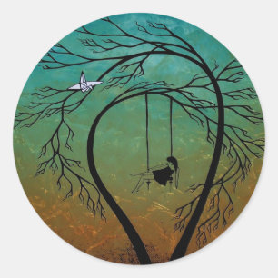 Heartache and Poetry 20... Runder Aufkleber