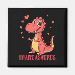 Heartasaurus Süßes Dinosaurier Valentins-Design  Magnet