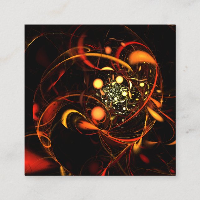 Heartbeat Abstrakt Art Begleitkarte (Vorderseite)