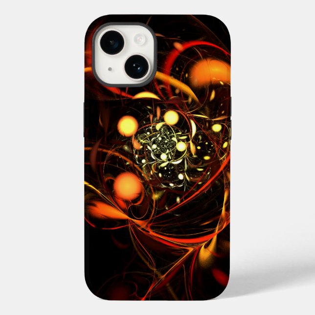 Heartbeat Abstrakt Art Case-Mate iPhone Hülle (Rückseite)
