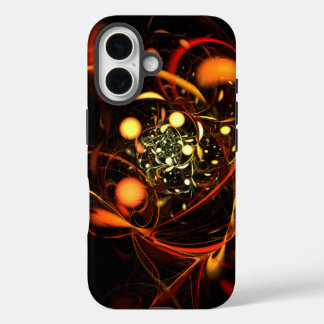 Heartbeat Abstrakt Art iPhone 16 Hülle