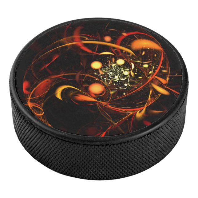 Heartbeat Abstrakt Art Eishockey Puck (3/4)