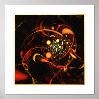Heartbeat Abstrakt Art Foliendrucke