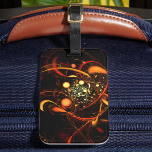 Heartbeat Abstrakt Art Gepäckanhänger