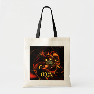Heartbeat Abstrakt Art Monogram Bag Tragetasche