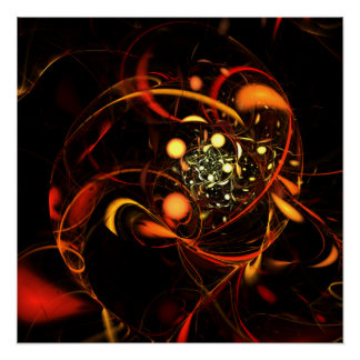 Heartbeat Abstrakt Art Poster