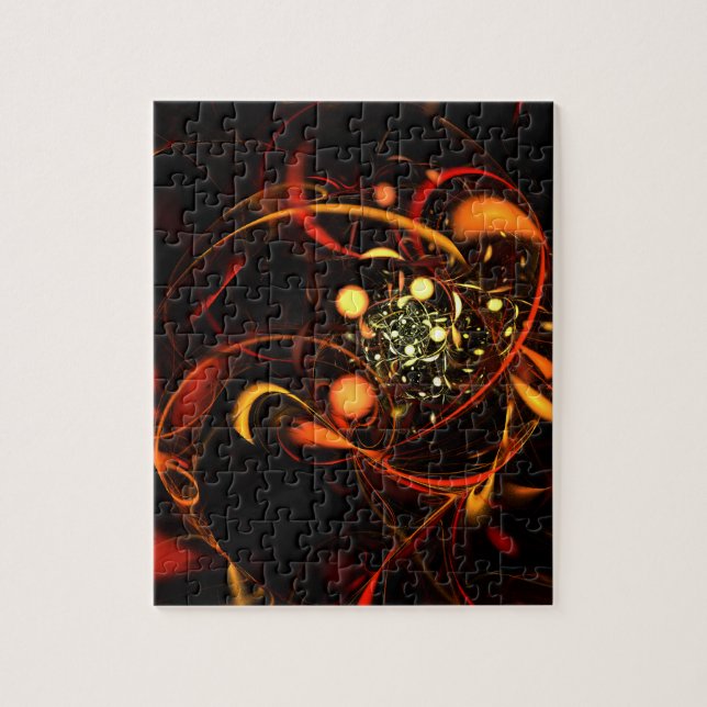 Heartbeat Abstrakt Art Puzzle (Vertikal)
