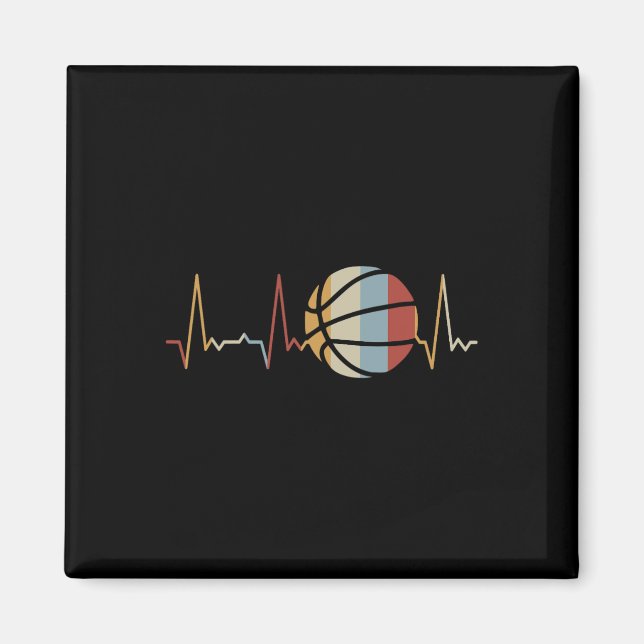 Heartbeat Basketball 2 Magnet (Vorne)