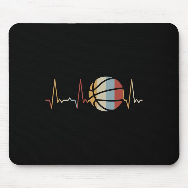 Heartbeat Basketball 2 Mousepad (Vorne)