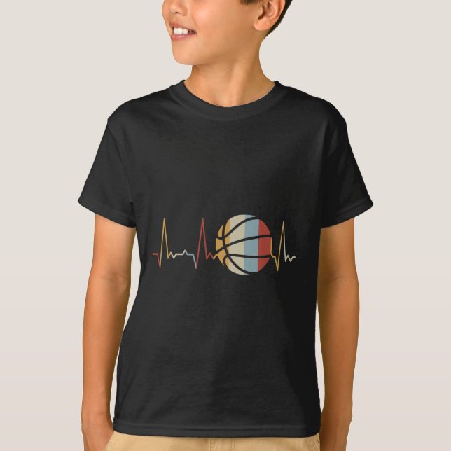 Heartbeat Basketball 2 T-Shirt (Vorderseite)