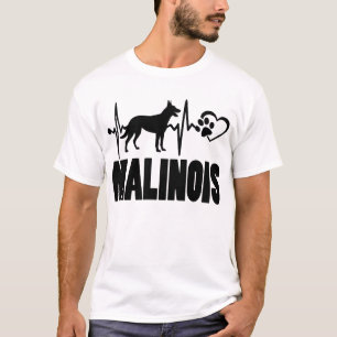 Heartbeat - Belgisch Malinois - Hunde Bester Freun T-Shirt