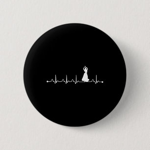 Heartbeat Bly Dancing Ekg Lover Button