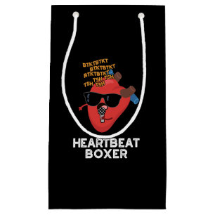 Heartbeat Boxer Funny Music Heart Pub Dark BG Kleine Geschenktüte