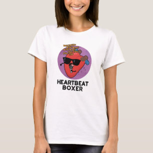 Heartbeat Boxer Funny Music Heart Pub T-Shirt
