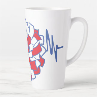 Heartbeat Cheer Pom-Pom Graphic Milchtasse