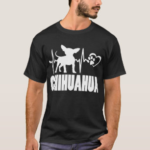 Heartbeat - Chihuahua - Hund Bester Freund T-Shirt