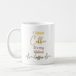 Heartbeat Coffee Tasse for Caffeine Fans-Coffee Li