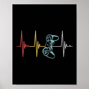 Heartbeat-Controller für Nerd-Multiplayer-Gaming Poster