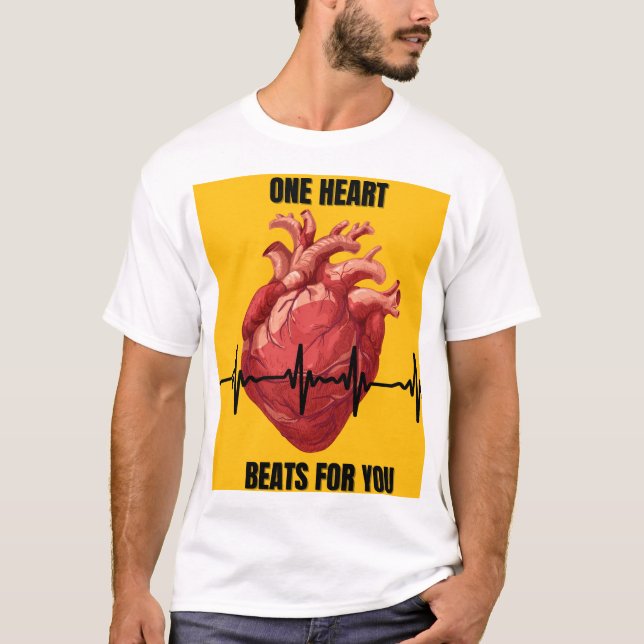 Heartbeat Design T - Shirt (Vorderseite)