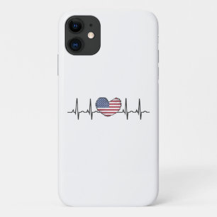 Heartbeat ECG Electrocardiographie der USA Case-Mate iPhone Hülle