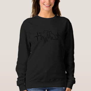 Heartbeat Ecg Vet Medicine Sweatshirt