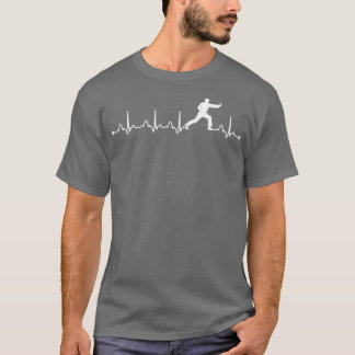 Heartbeat EKG Judo Lovers - Geschenk T-Shirt