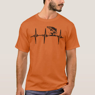 Heartbeat For Pikefish And Predator Sport Fishing T-Shirt