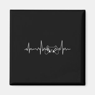 Heartbeat Funny Video Game Geschenke Jungs Männer  Magnet