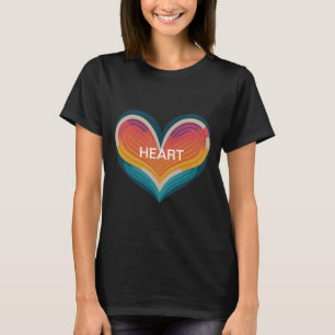 Heartbeat Harmony T - Shirt in Schwarz