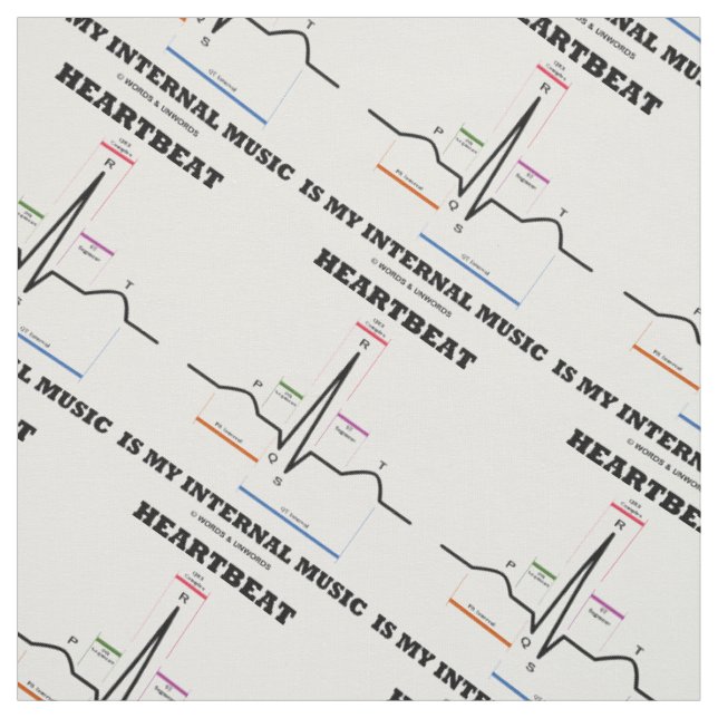 Heartbeat ist meine interne Musik EKG Sinus Rhythm Stoff (Muster)