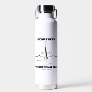 Heartbeat ist meine interne Musik EKG Sinus Rhythm Trinkflasche