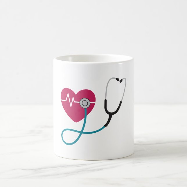 Heartbeat Kaffeetasse (Mittel)