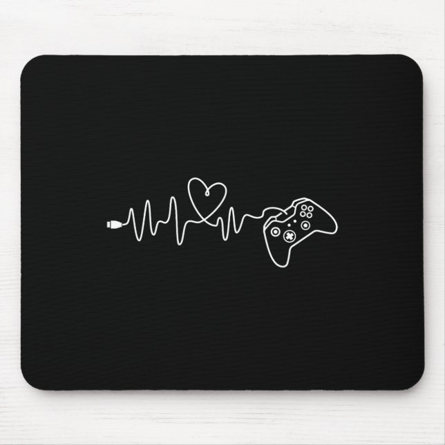 Heartbeat - Konsolenspiel - Videospiel Lover PC Mousepad (Vorne)