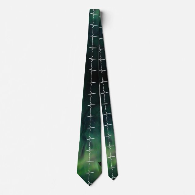Heartbeat Neck Tie Krawatte (Vorderseite)