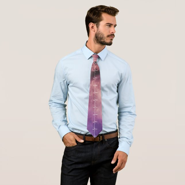 Heartbeat Neck Tie Krawatte (Beispiel)