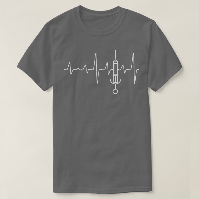Heartbeat Nurse T-Shirt (Design vorne)