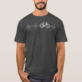 Heartbeat Pedal Mountainbike Triathlon Downhill Fa T-Shirt