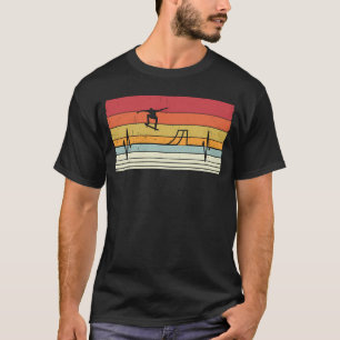 Heartbeat-Retro-Skateboard-Skater T-Shirt