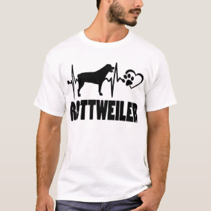 Heartbeat - Rottweiler - Hunde Bester Freund T - S T-Shirt