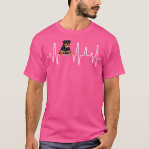 Heartbeat Rottweiler T-Shirt