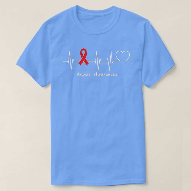 Heartbeat Sepsis Warrior T-Shirt (Design vorne)