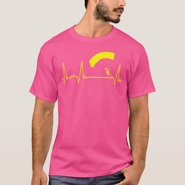 Heartbeat Skydiving T-Shirt (Vorderseite)