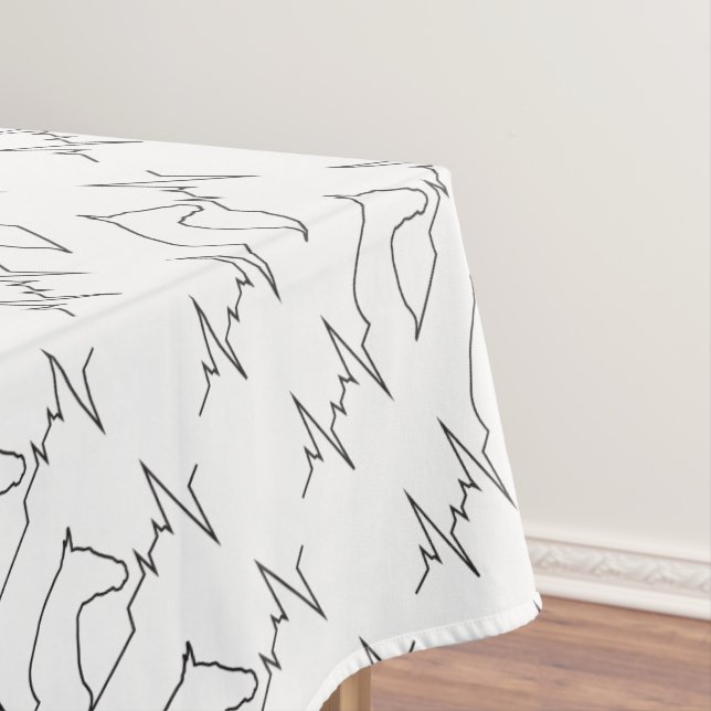 Heartbeat Tischdecke (Beispiel)