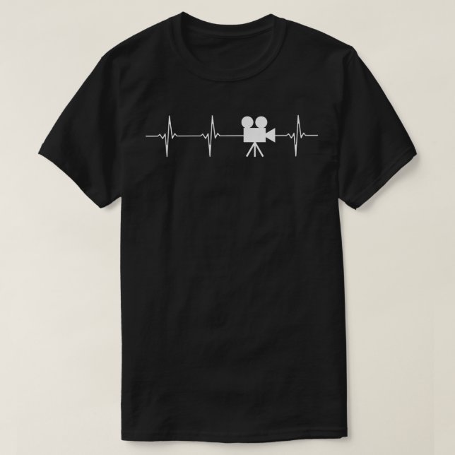 Heartbeat Video CameraVideo Camera T T-Shirt (Design vorne)
