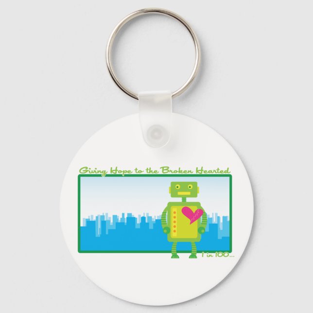 HeartBot-Schlüsselanhänger Schlüsselanhänger (Vorderseite)